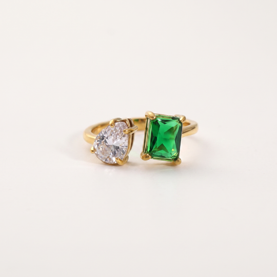 Boulder. Ring - Aqua