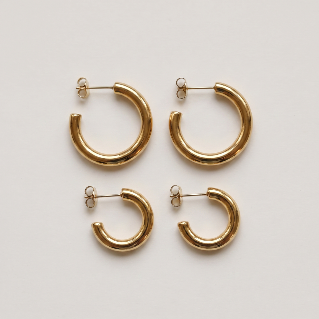 Staple. Hoops - Gold