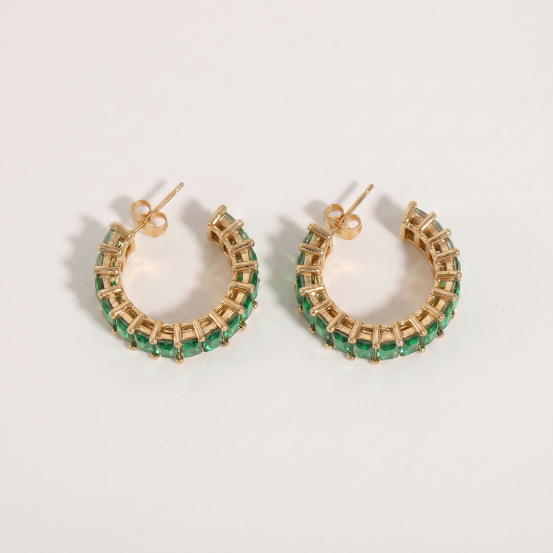 Aria. Hoops - Green
