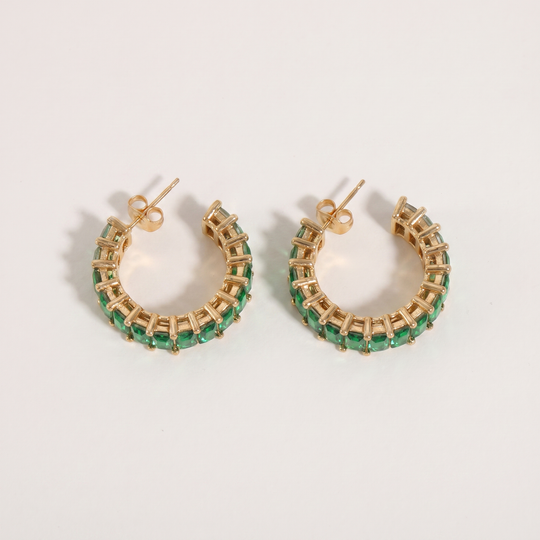 Aria. Hoops - Green