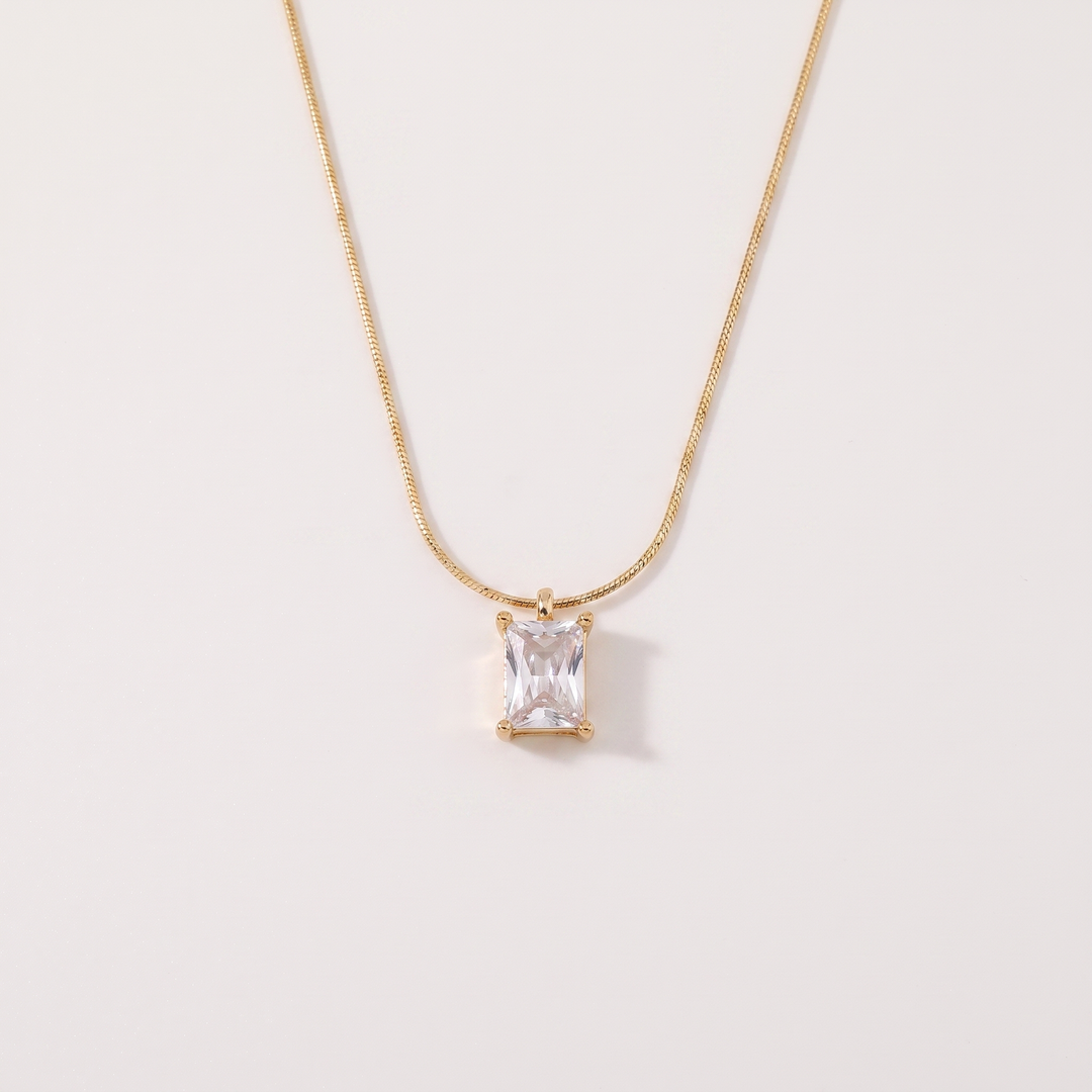 Fern. Necklace - Clear