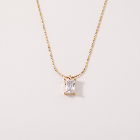 Fern. Necklace - Clear