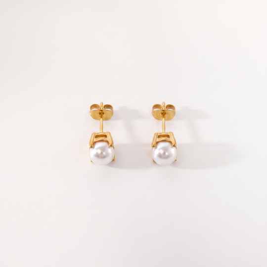 Moon. Studs - Gold