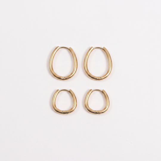 Pebble. Huggie - Gold