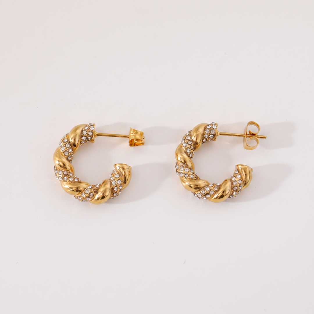 Cord. Hoops - Gold
