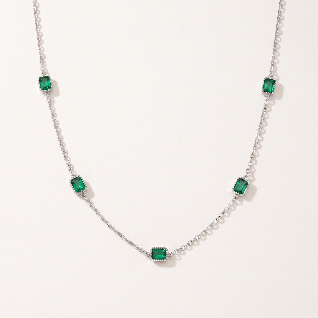 Verdant. Necklace - Silver