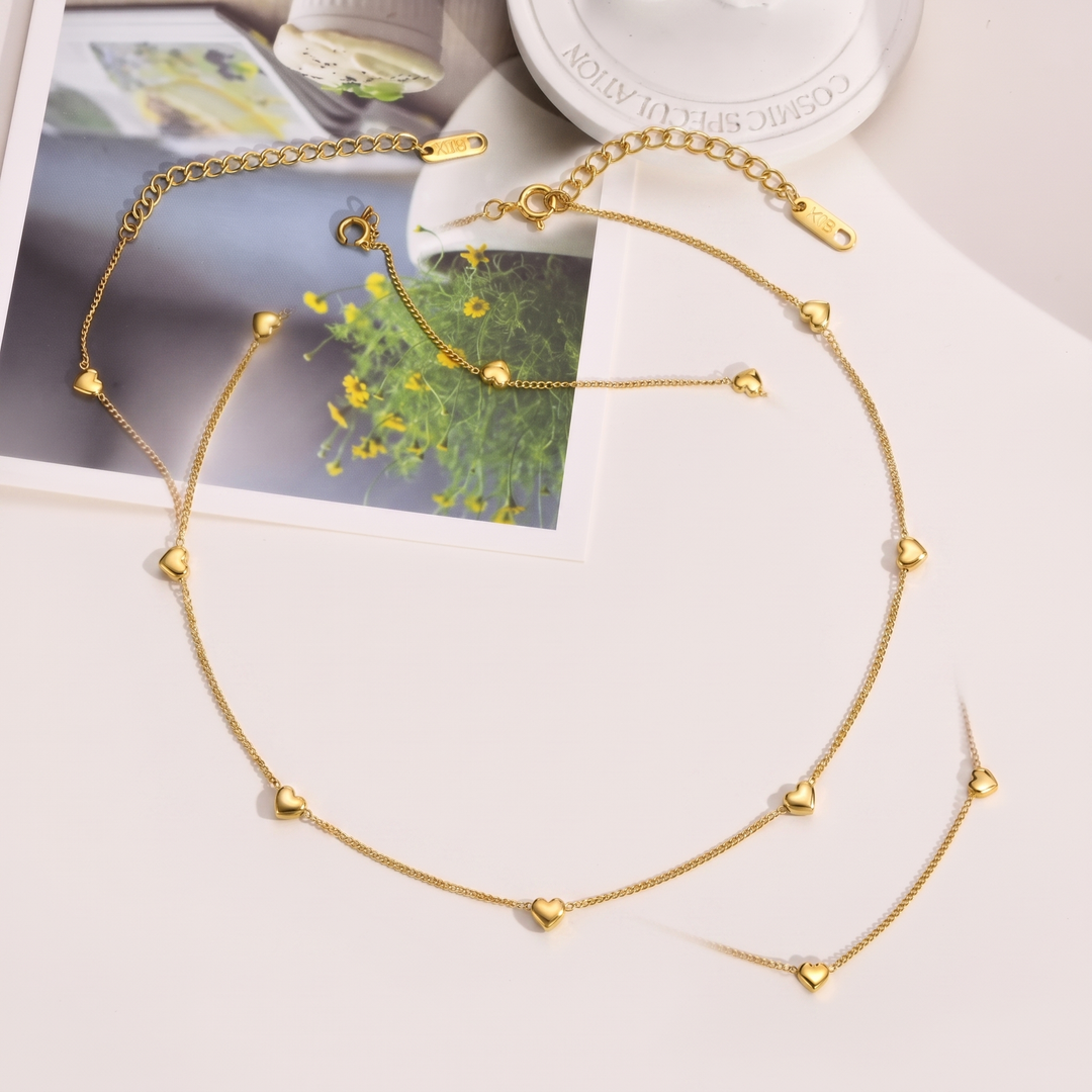 Pulse. Necklace - Gold