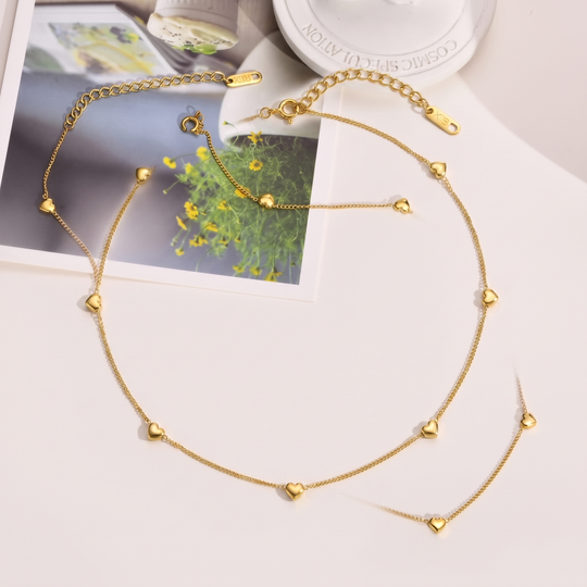Pulse. Necklace - Gold
