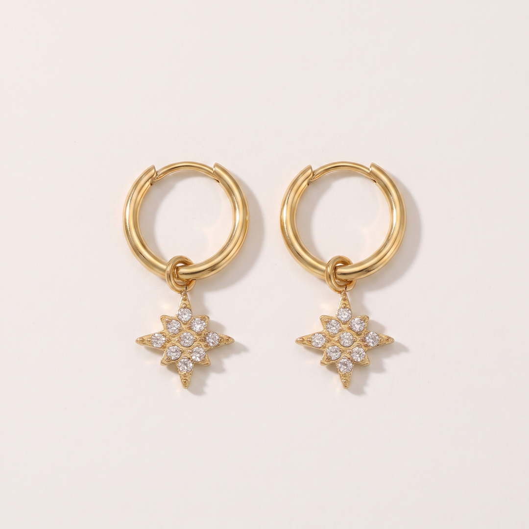 Radiant. Hoops - Gold